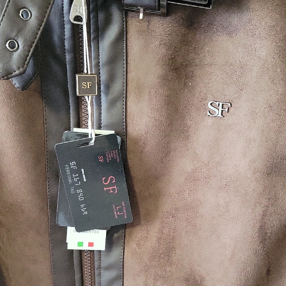 Brown Shearling Jacket - Picture 2 of 8